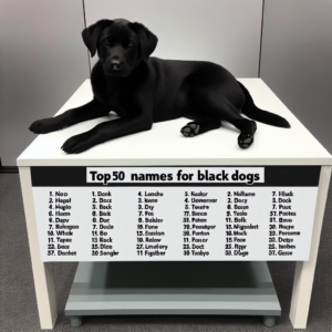 nombres para perros negros